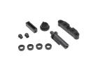 CEN Racing Rear Lower Arm Mount + Piv Ot Ball (25 Spline Adapter - ST Bushing - Battery Plate Post)