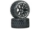 Sixpack ST 2.8 Truck 2WD Mounted Rear C2 Black (2)