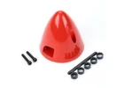 Dubro 1-1/2in Spinner, Red (1 PC per package)