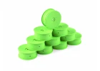 Hudy 1:10 Off-Road Wheel - 2WD Front Green (10)