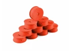 Hudy 1:10 Off-Road Wheel - 2WD Front Orange (10)