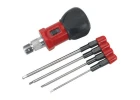 4 Piece Metric Hex Wrench Set with Handle