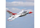 E Flite F-16 Thunderbirds 70mm EDF Jet AS3X SAFE - BNF Basic