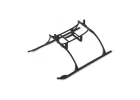 E Flite Blade Micro CX Landing Skid & Battery Mount Set