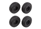 Element RC Enduro12 Wheels + Tyres - Chrome
