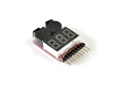 ETronix 1-8S Lipo Battery Voltage Meter With Alarm