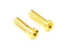 eTronix Low Profile 4.0mm Male Gold Connectors (2) For Right Angle
