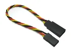 JR Twisted Servo Extension Lead - 10cm (100mm)