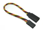 JR Twisted Servo Extension Lead - 10cm (100mm)