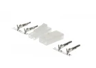 Tamiya Connectors - 1 Pair (1 Male, 1 Female, With Crimp Connectors)