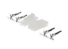 Tamiya Connectors - 1 Pair (1 Male, 1 Female, With Crimp Connectors)