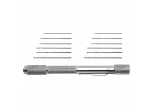 Excel Mini Pin Vise with 12 Assorted Drills (Carded)