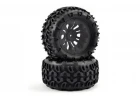 FTX Fastrax 1:10 Klaxon Truck Tyre Mounted On 12-Spoke (12mm Hex)