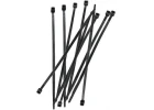 Fastrax 200mm x 2.5mm Nylon Cable Ties - Black (10)