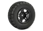 Fastrax 1:10 SC Eagle Treaded Road Tyres Mounted on Slash Rear Wheels (2)