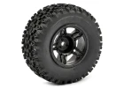 Fastrax 1:10 SC Stinger Tyres Mounted on Slash Rear Wheels (2)