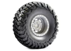Fastrax Granite Scale 2.2 Wheels with Tyres - 140mm OD - Grey (2)