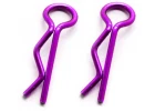 Fastrax Small Body Clips (8) - Metallic Purple