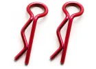 Fastrax Small Body Clips (8) - Metallic Red