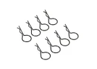 Fastrax Large Body Clips (8) - Black