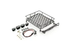Fastrax Aluminium Luggage Rack W/LED Lamps L165mm X W112mm
