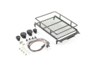 Fastrax Aluminium Luggage Rack W/LED Lamps L130mm X W110mm