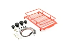 Fastrax Aluminium Luggage Rack W/LED Lamps L130mm X W110mm