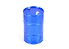 Fastrax Aluminium Anodised Oil Drum W/Removable Lid - Blue