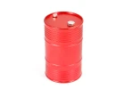 Fastrax Aluminium Anodised Oil Drum W/Removable Lid - Red