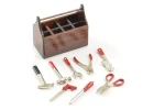 Fastrax Scale Wood Tool Box W/Cast Metal Tools