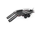 Fastrax Scale Dual Axle Truck Car Trailer With Ramps + LED Lights