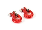 Fastrax Deluxe Aluminium Winch Hook (2Pc) - Red