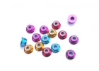 M3 Nyloc Nuts (6) - Silver
