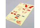 Flight Lab Toys HoverCross Decal Sheet (Red)