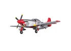 FMS P-51D Mustang V8 1450mm Red Tail - ARTF With Reflex Gyro