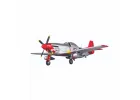 FMS P-51D Mustang V8 1450mm Red Tail - ARTF