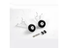 FMS 64mm F-16 Main Landing Gear Set (Left + Right) - Grey