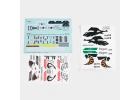 FMS 64mm F-16 Decal Sheet - Grey