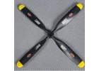 FMS 7.5 x 4 4-BLADE PROPELLER (800 P51 V2/F4U V2)