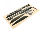 Fishing People Fishing Surfer Decal Sticker Set