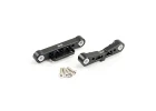Fastrax Aluminium Rear Lower Suspension Mounts - Arrma Kraton / Outkast / Senton / Typhon - Black