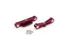 Fastrax Aluminium Rear Lower Suspension Mounts - Arrma Kraton / Outkast / Senton / Typhon - Red
