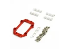 Fastrax Arrma Aluminium Servo Mount For 1:8 Kraton Exb 6S - Red