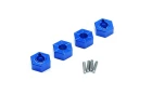 Fastrax Team Associated Rival MT10 Aluminium Wheel Hex Set (4)