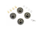 Fastrax Axial SCX24 Brass Wheel 5mm 9.4G Counterweight Hex