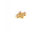 Fastrax M4 Gold Flanged Locking Wheel Nuts (4)