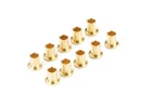 Fastrax Tamiya TT-02 Shocks Brass Collar Set (10Pc) ** CLEARANCE **