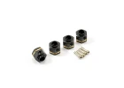 Fastrax TRX-4 Brass Hex Wheel Hubs V2 +5mm (4)