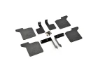 Fastrax TRX-4 Rubber Mudflaps + Alloy Mounts For Bronco