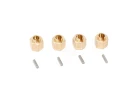 Fastrax TRX-4M Brass 7mm Hex - Length 6mm Hub Extenders (4)